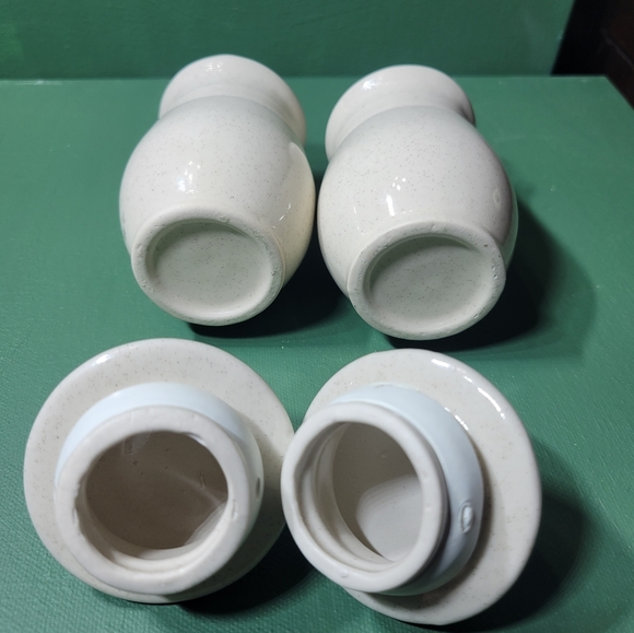 Set of 2 International Stoneware Blue Ribbon Goose Spice Jars w lid & seal - Picture 6 of 9